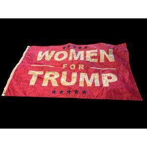 WOMEN FOR TRUMP Pink Flag 5 Feet In Length And 2 Feet 10 Inches In‎ Height